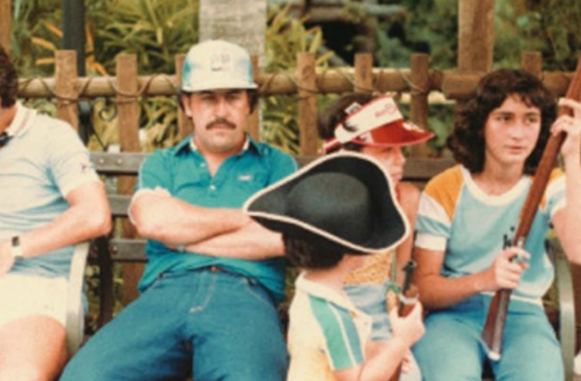 “Pablo Escobar and family at Disney World, (1981).”